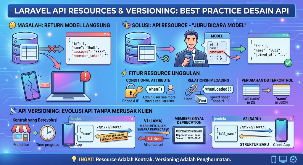 API Resources & Versioning di Laravel — Best Practice Desain API - Blog Post