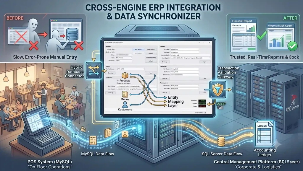Cross-Engine ERP Integration & Data Synchronizer - Portfolio Project