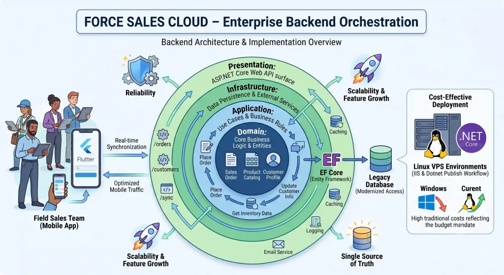 Force Sales Cloud — Enterprise Backend Orchestration - Portfolio Project