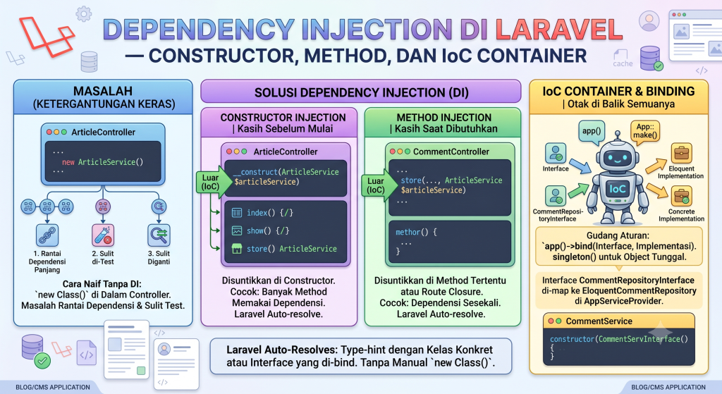 Request Lifecycle Laravel — dari HTTP Masuk sampai Response Keluar - Portfolio Project