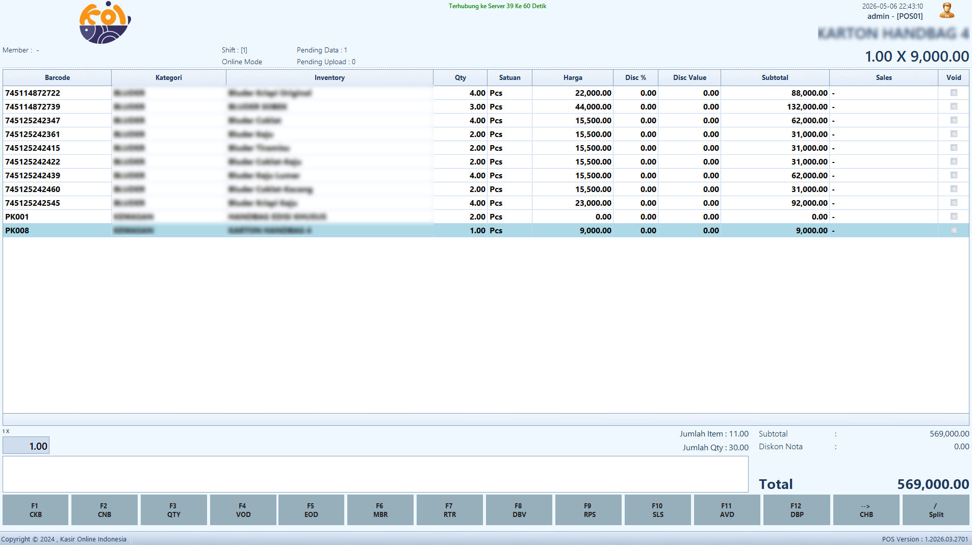 High-Availability POS Interface — Responsive cashier design optimized for high transaction loads.